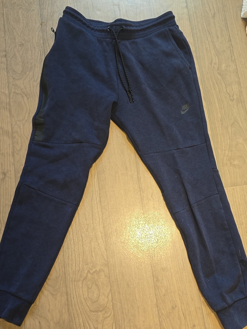 Nike Kids Dark Navy Blue Jogger Pants with Drawstring